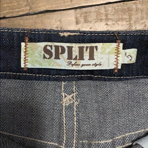 Split jean skirt - Picture 6 of 6